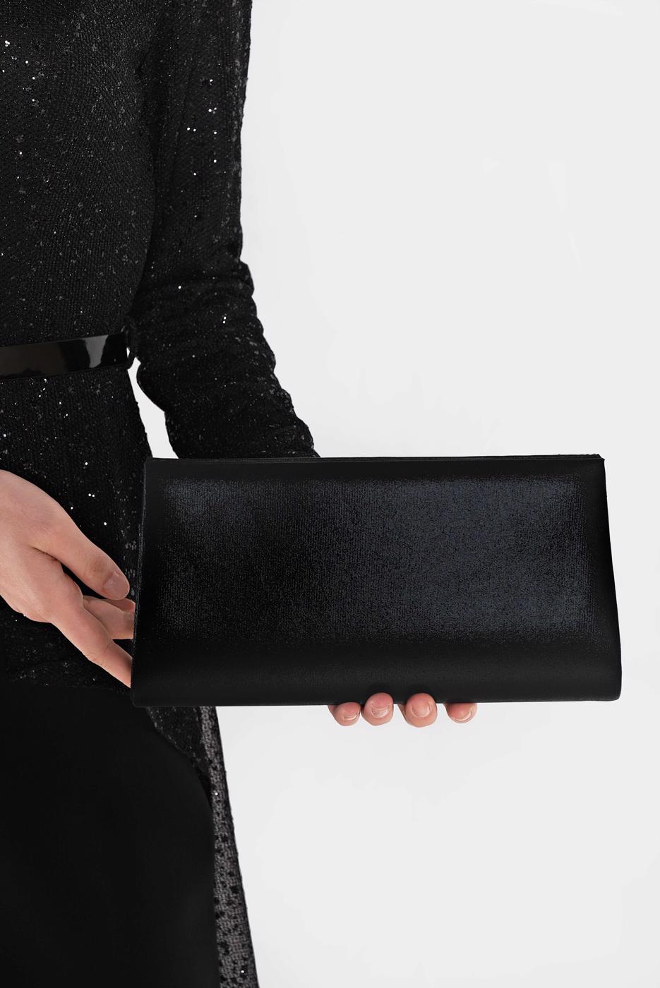 Tesettür giyim SİYAH ALVİNA ABİYE ÇANTA 457 