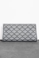 Tesettür giyim GÜMÜŞ ALVİNA ABİYE ÇANTA 457 