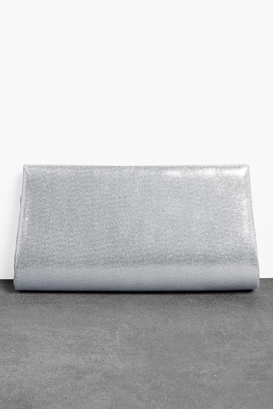 Tesettür giyim GÜMÜŞ ALVİNA ABİYE ÇANTA 457 