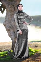 Vêtements hijab NOIR Robe T 05293 