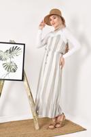 Vêtements hijab CRÈME Robe T 0514 