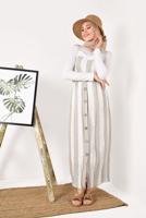 Vêtements hijab CRÈME Robe T 0514 