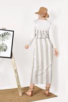 Vêtements hijab CRÈME Robe T 0514 