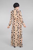 Vêtements hijab BEIGE Robe T 0824 
