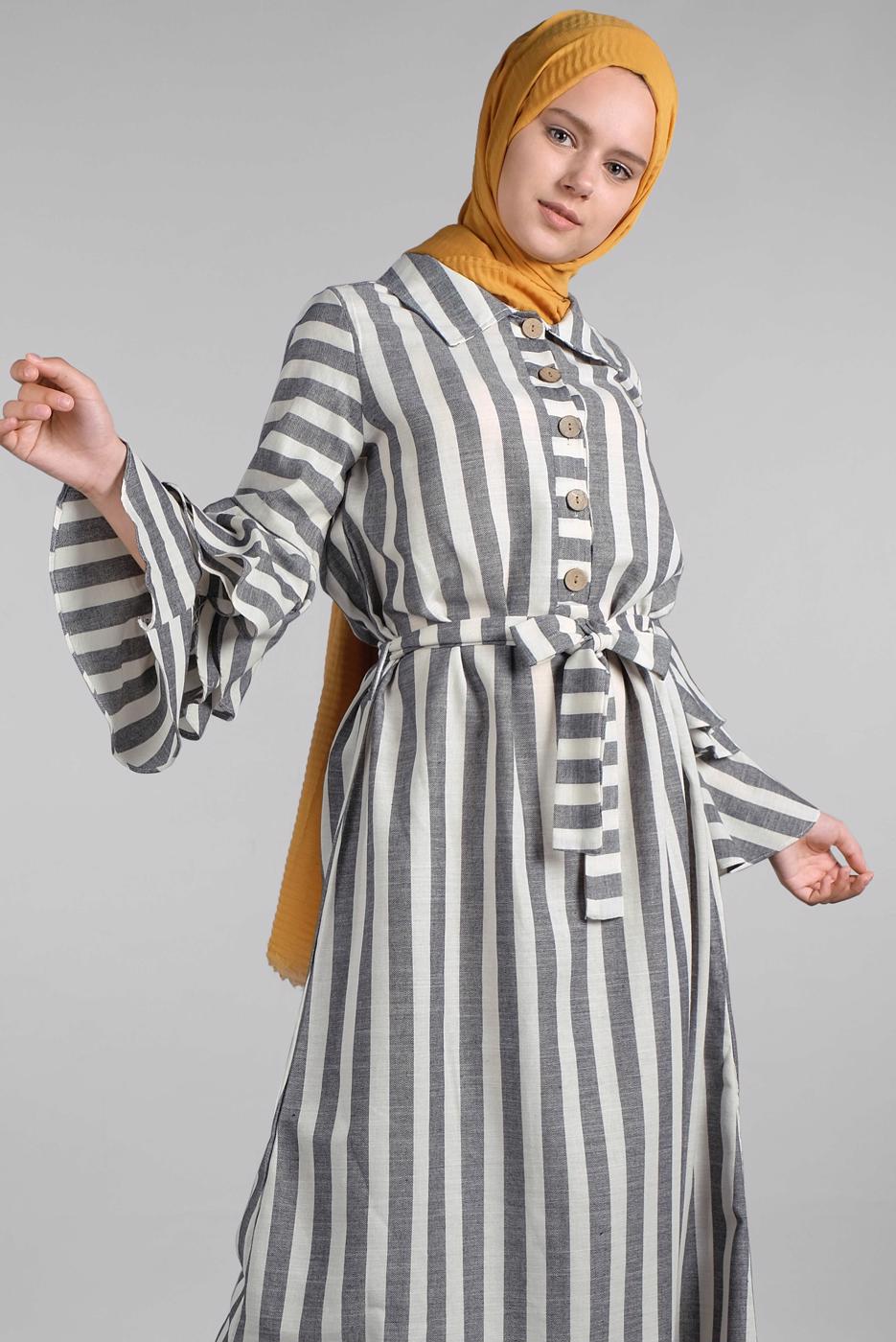 Vêtements hijab NOIR Robe T 3266 