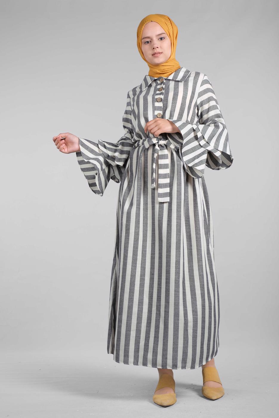 Vêtements hijab NOIR Robe T 3266 