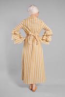 Vêtements hijab JAUNE Robe T 3266 