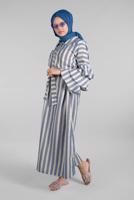 Vêtements hijab BLEU MARINE Robe T 3266 