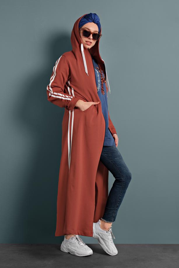 Vêtements hijab ORANGE ABAYA 4202 - TRENDTESETTÜR