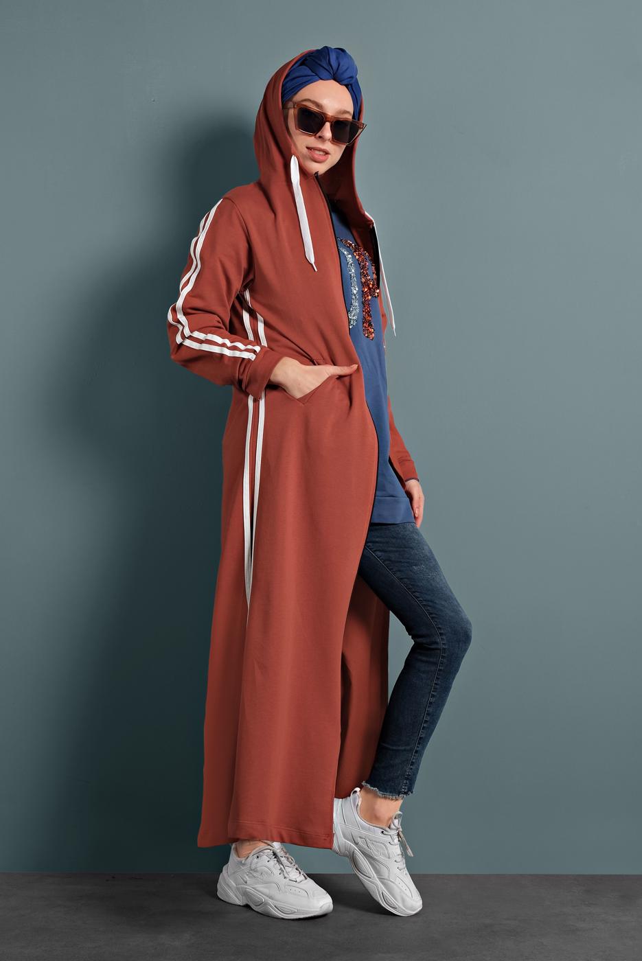 Vêtements hijab ORANGE ABAYA 4202