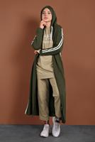 Vêtements hijab KAKI ABAYA 4202