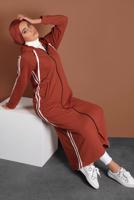 Vêtements hijab BRUN ABAYA 4202