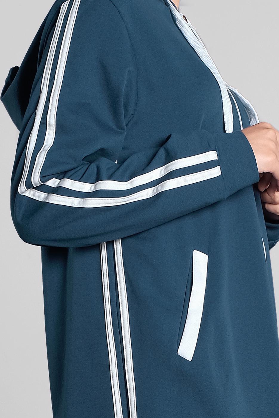 Vêtements hijab BLEU ABAYA 4202