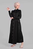 Vêtements hijab NOIR Robe T 6902 