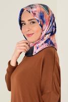 Tesettür giyim MOR T 11417-1 ALVİNA DESENLİ EŞARP