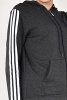 Tesettür giyim GRİ ÇİZGİ DETAYLI ETEKLİ EŞOFMAN TAKIMI 3938