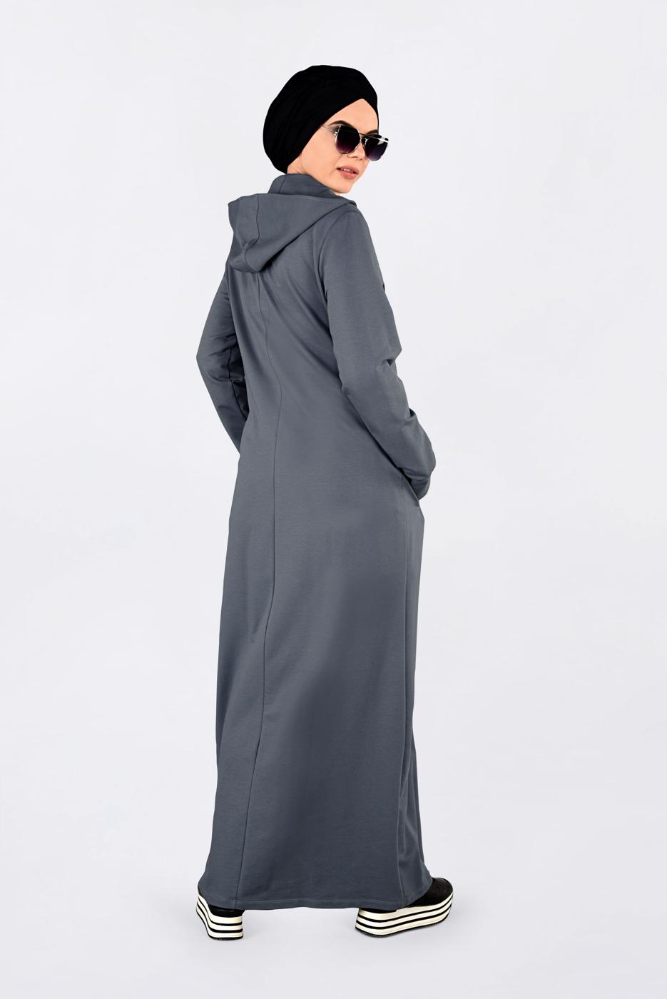 Vêtements hijab GRIS Tunique T 4131 