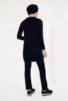 Tesettür giyim LACİVERT ÖNÜ TAŞLI PAMUKLU EŞOFMAN TAKIMI 5238