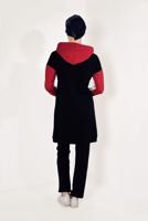 Tesettür giyim LACİVERT YAZI BASKILI PANTOLONLU EŞOFMAN TAKIM T 5738