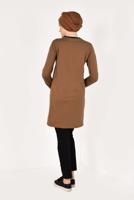 Tesettür giyim TURUNCU PAMUKLU PANTOLONLU EŞOFMAN TAKIM 8038