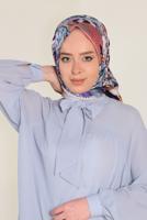 Tesettür giyim MOR T 12184-1 ALVİNA DESENLİ EŞARP