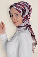 Hijab clothing BEIGE T 13308-1 ALVİNA DESENLİ EŞARP