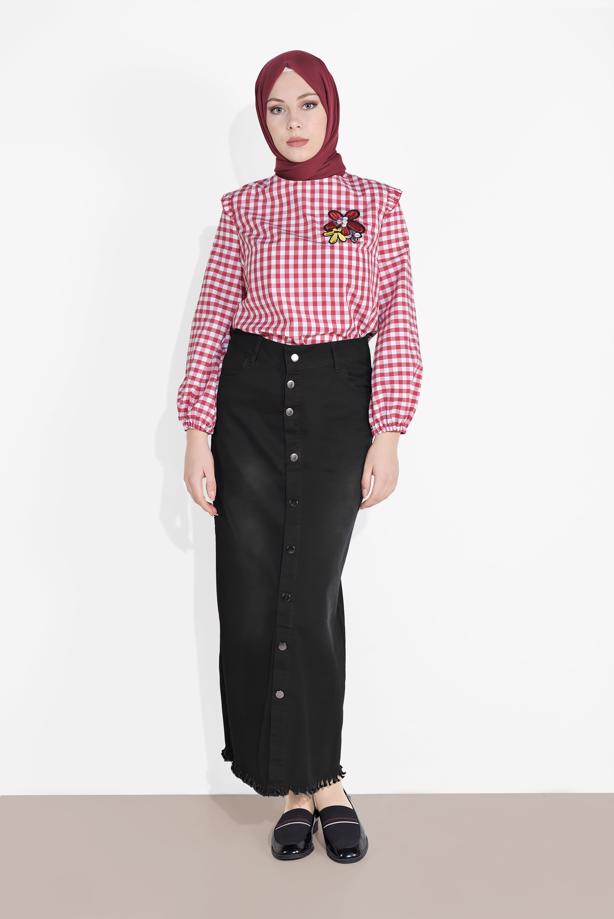 Vêtements hijab  DENIM SKIRT 2310-1 - TRENDTESETTÜR