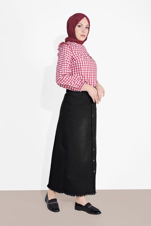Vêtements hijab  DENIM SKIRT 2310-1 - TRENDTESETTÜR