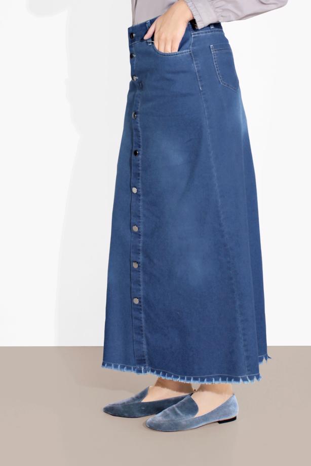 Vêtements hijab  DENIM SKIRT 2310-1 - TRENDTESETTÜR