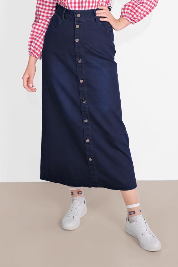 Vêtements hijab  DENIM SKIRT 2310-1 - TRENDTESETTÜR