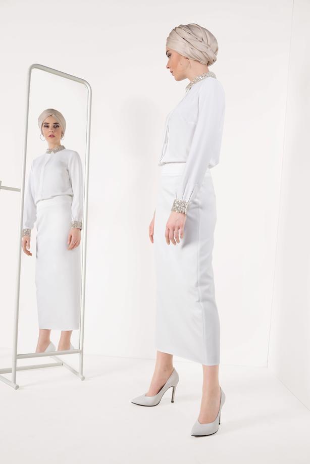 Vêtements hijab  T 0604 Meri Store-Etek - TRENDTESETTÜR