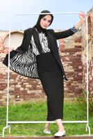 Hijab clothing BLACK PENCIL SKIRT T 0629 