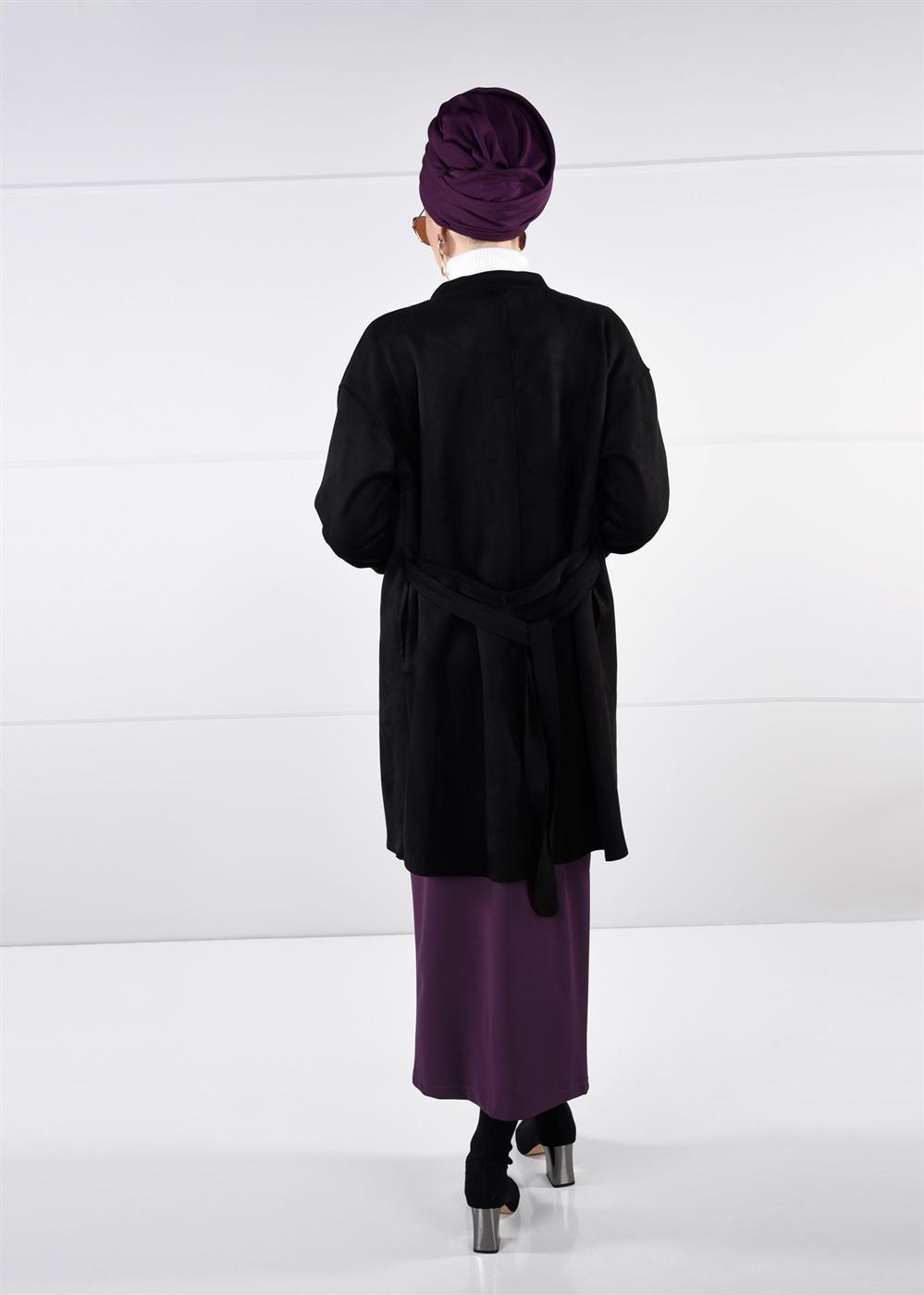 Hijab clothing PURPLE PENCIL SKIRT T 0629 