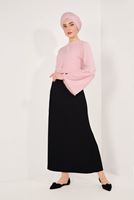 Vêtements hijab NOIR JUPE T 1539