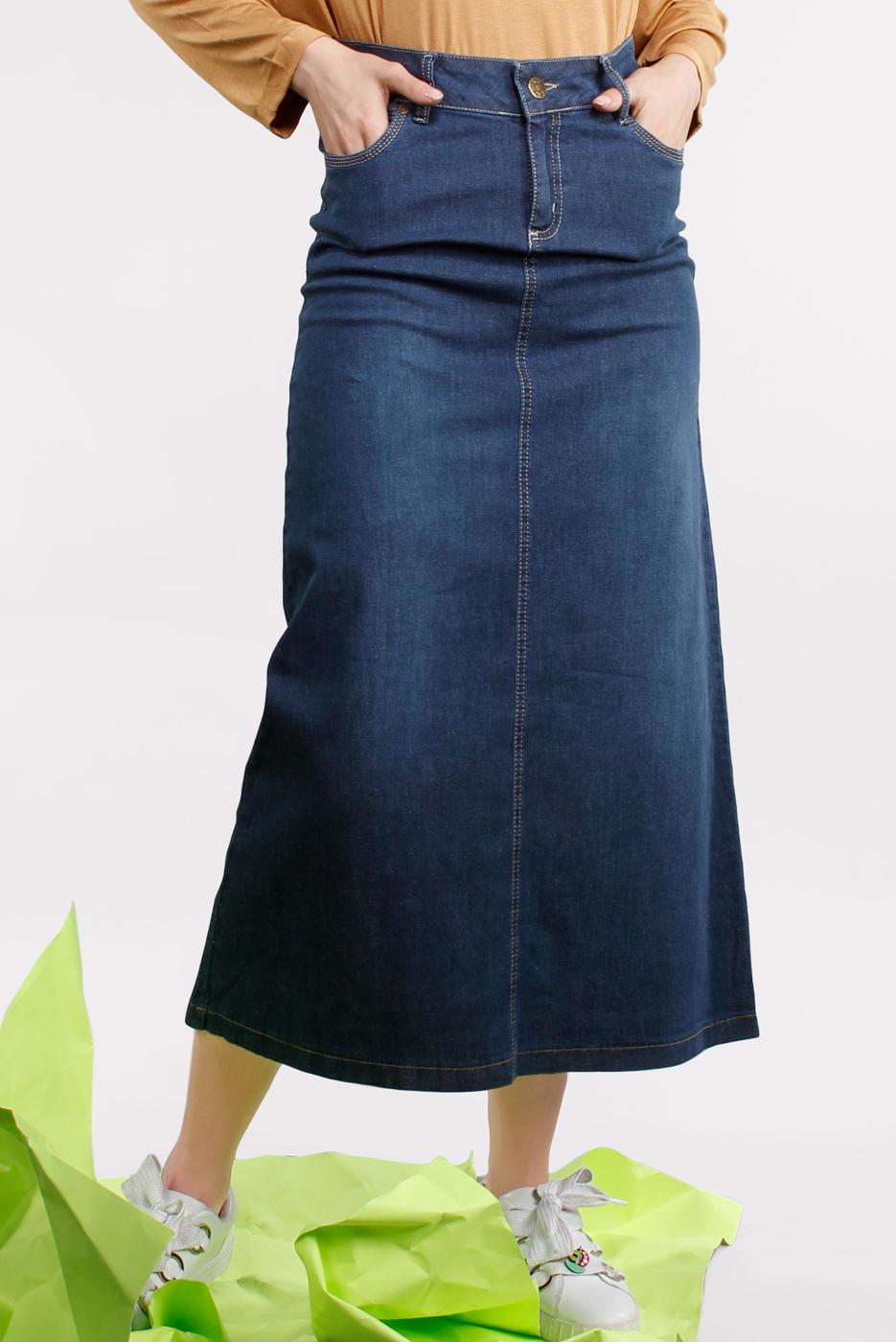 Vêtements hijab BLEU MARINE Jupe T 2032