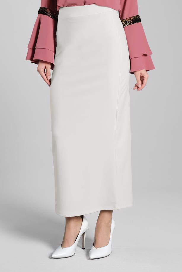 Hijab clothing  High Waist Classic Pencil Skirt T 3912  - TRENDTESETTÜR