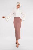 Vêtements hijab POUDRE Jupe T 3912 