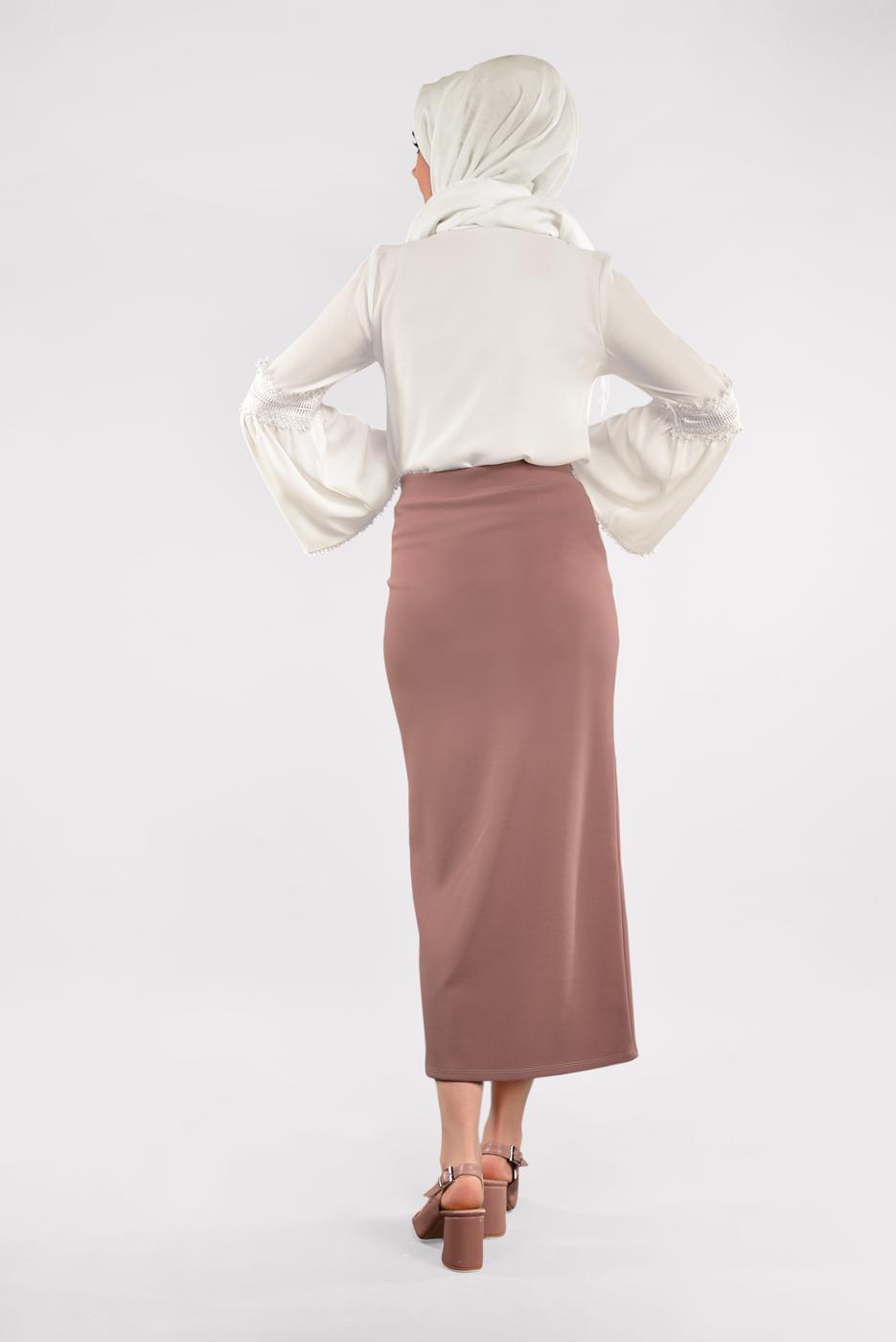 Vêtements hijab POUDRE Jupe T 3912 