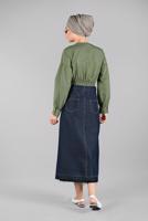 Vêtements hijab BLEU MARINE Jupe T 6039