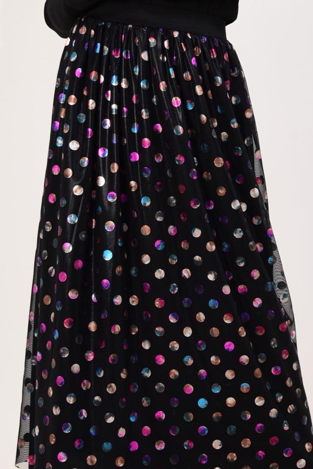 Vêtements hijab  T 7315 Puantiye Desenli Jakar  Etek-Zamane - TRENDTESETTÜR