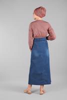 Vêtements hijab BLEU MARINE Jupe T 8032 