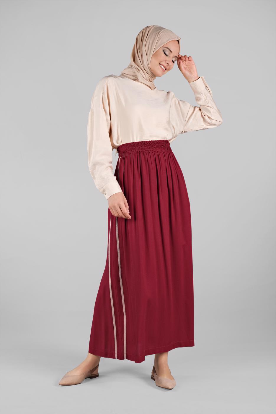 Vêtements hijab ROUGE BORDEAUX T 8315 ZMN-ETEK