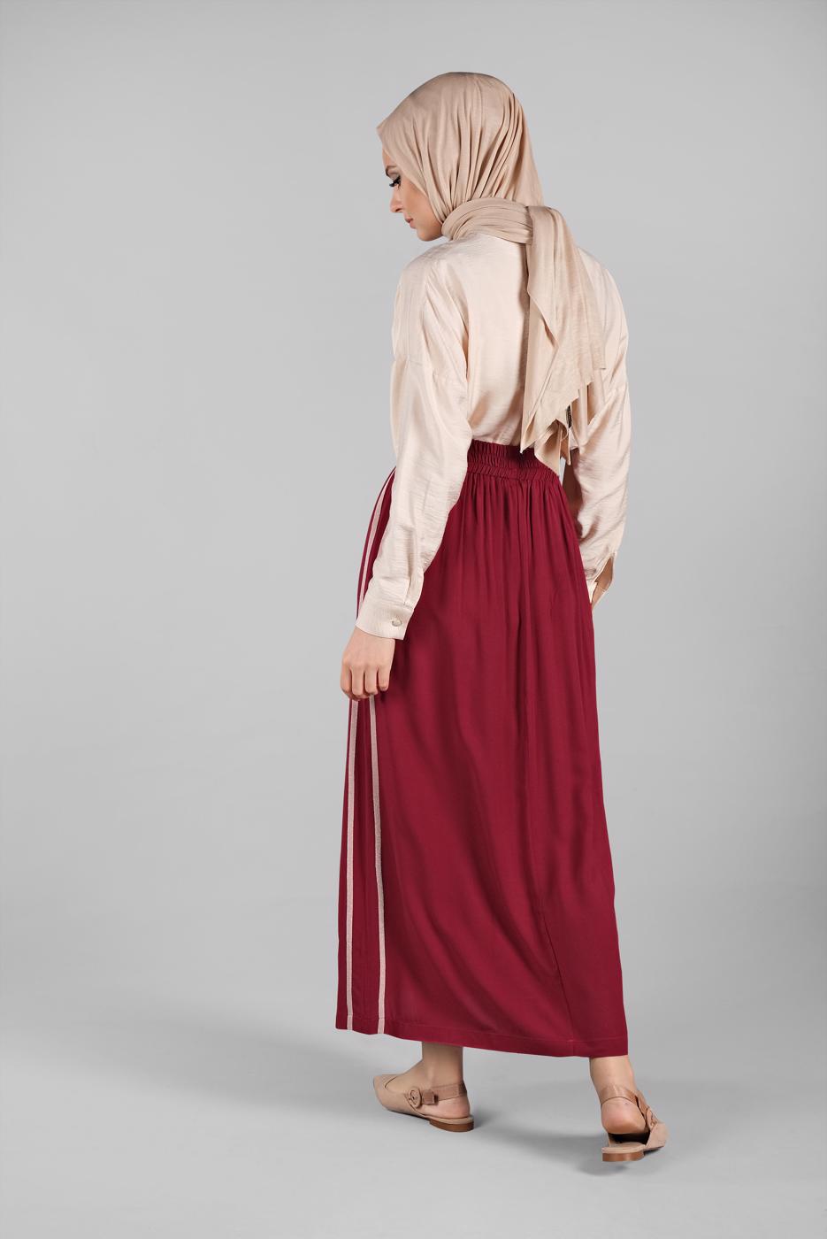 Vêtements hijab ROUGE BORDEAUX T 8315 ZMN-ETEK