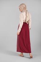 Vêtements hijab ROUGE BORDEAUX T 8315 ZMN-ETEK