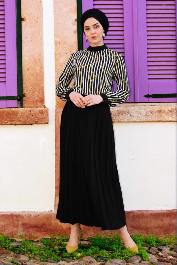 Vêtements hijab  T 9829 Msr-Etek - TRENDTESETTÜR