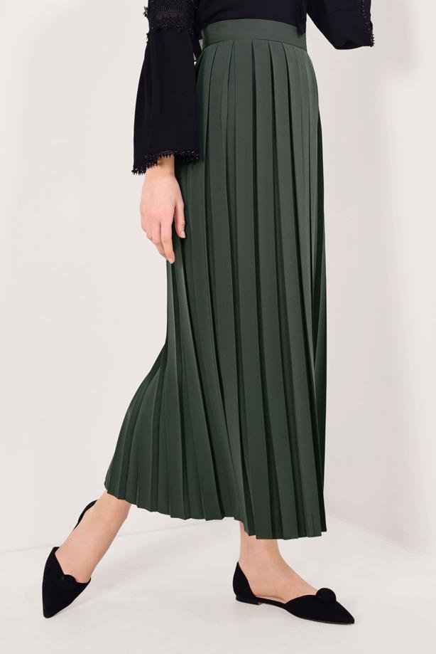 Vêtements hijab  LONG PLEATED SKIRT T 9829  - TRENDTESETTÜR
