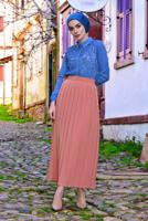 Hijab clothing PINK T 9829 Msr-Etek