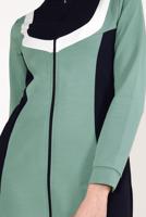 Tesettür giyim LACİVERT  FERMUARLI CEPLİ EŞOFMAN FERACE 1838