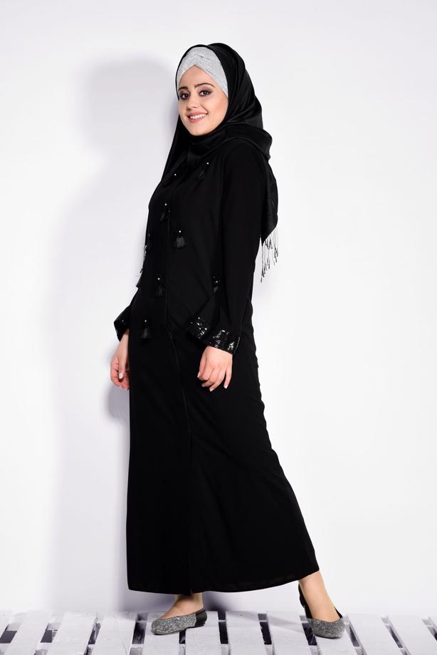 Hijab clothing BLACK T 8266 Alvina Gino Ferace - TRENDTESETTÜR