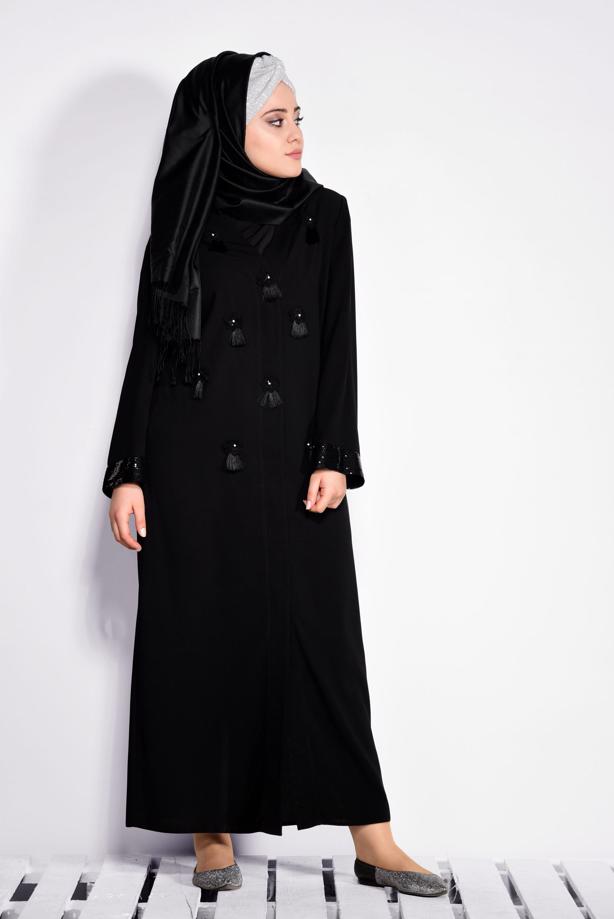 Hijab clothing BLACK T 8266 Alvina Gino Ferace - TRENDTESETTÜR